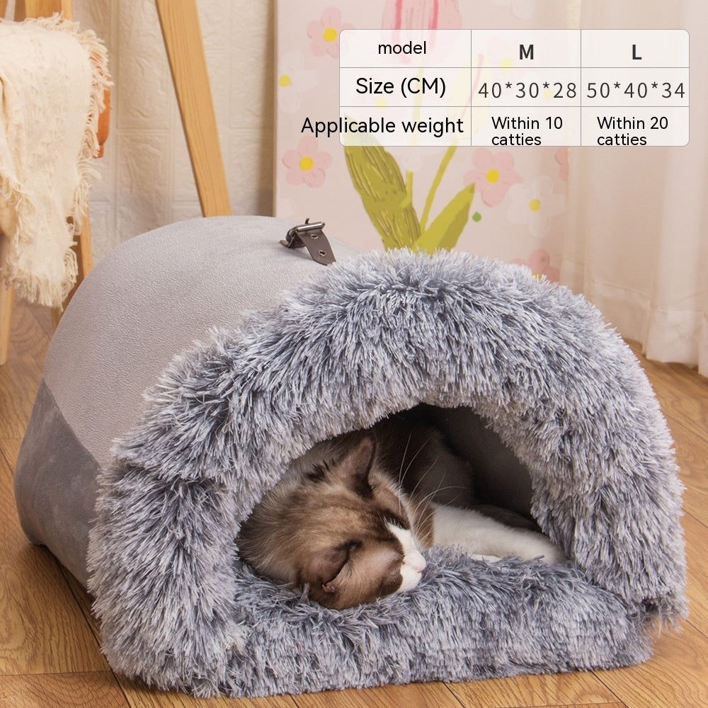 Autumn winter house for cats and small dogs